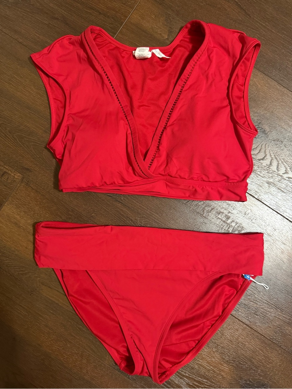 Bleu Rod Beattie Red Two-Piece Bikini Set